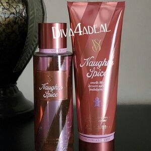 Victoria’s Secret NAUGHTY SPICE 2PC Mist & Lotion Set